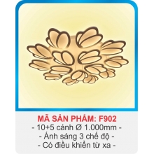 ĐÈN MÂM ỐP TRẦN - F902.10C+5