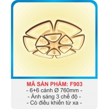 ĐÈN MÂM ỐP TRẦN - F903.6C+6