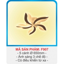 ĐÈN MÂM ỐP TRẦN - F907.5C